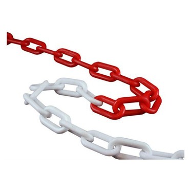 PLASTİK ZİNCİR ( KIRMIZI - BEYAZ ) 100 MT